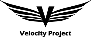 The Velocity Project logo is a winged V with the Velocity Project written below the image